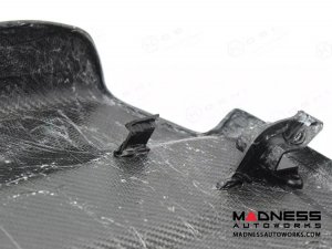 Audi RS3 Seat Cover Shell - Carbon Fiber w/ Orange Candy Accent